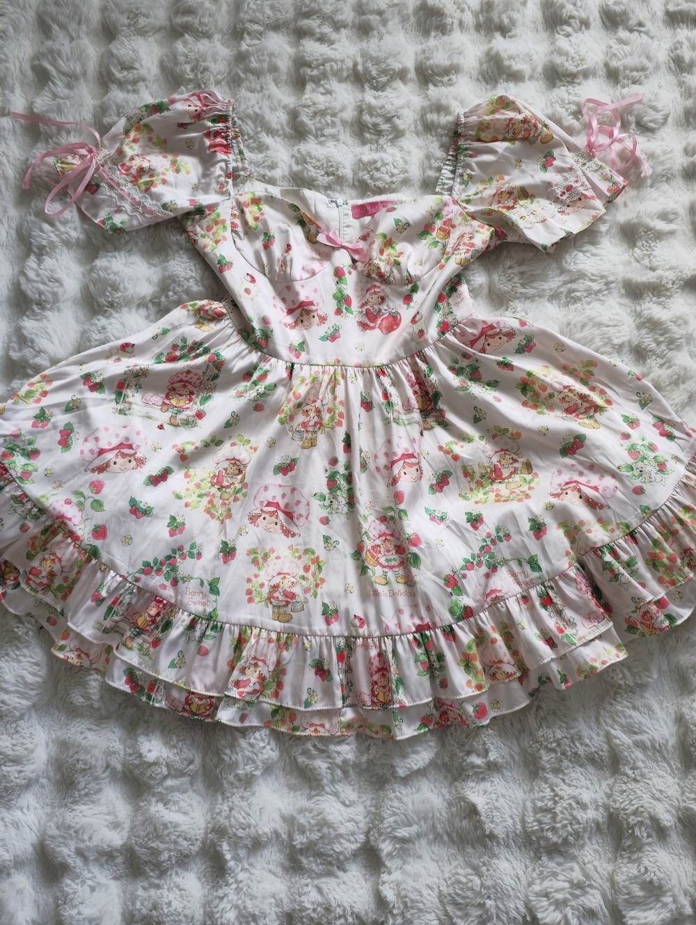 Dolls Kill x Strawberry Shortcake Kindred Friends Babydoll Dress